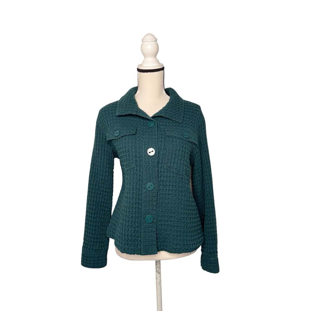 Habitat Washed Honeycomb Shacket  Size S